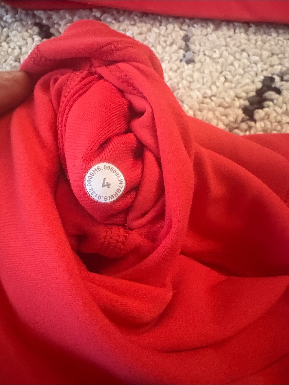 Lululemon set 6/4 Red Poppy - Picture 3 of 4
